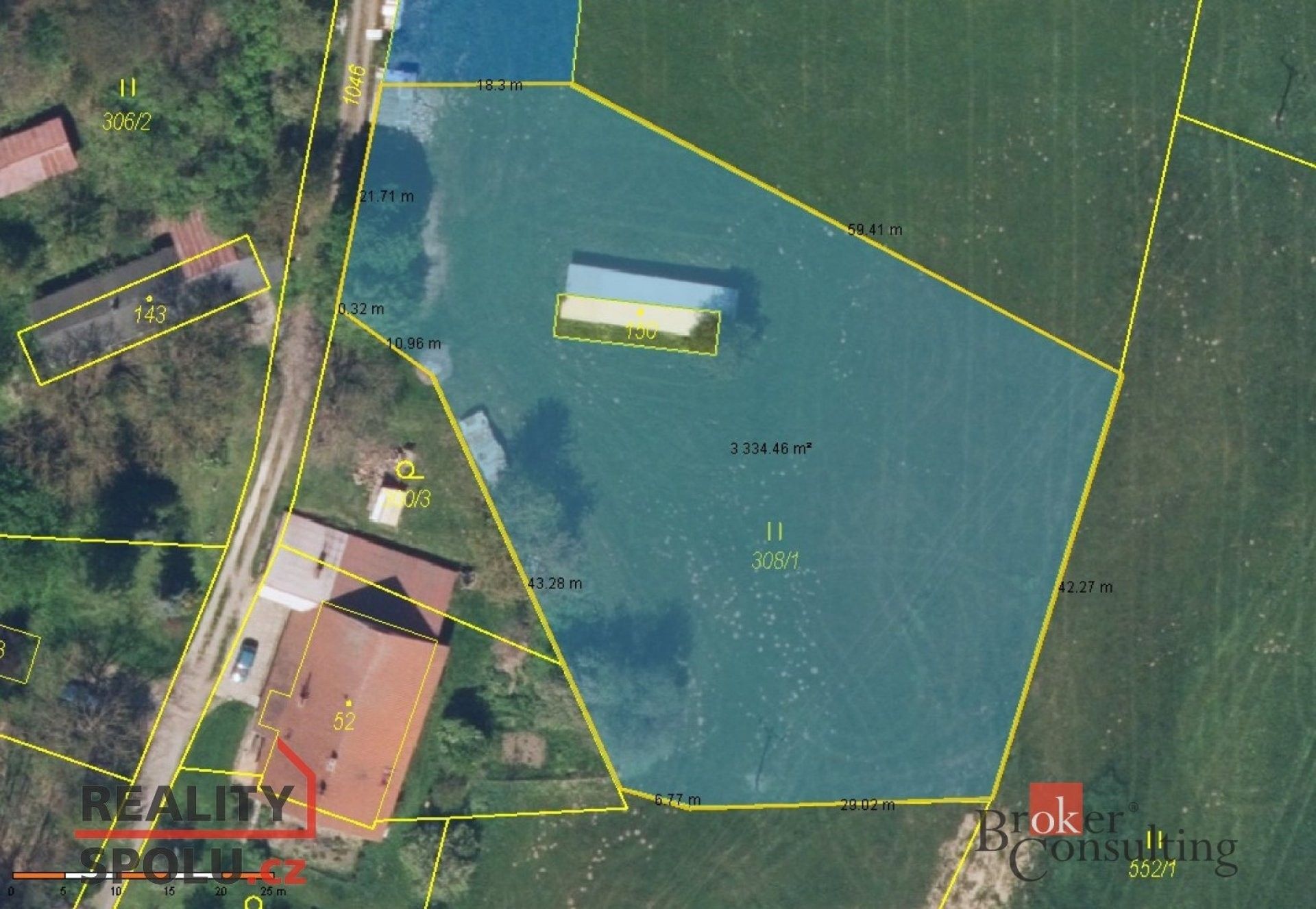 Prodej pozemek pro bydlení - Bohdašín, 3 300 m²