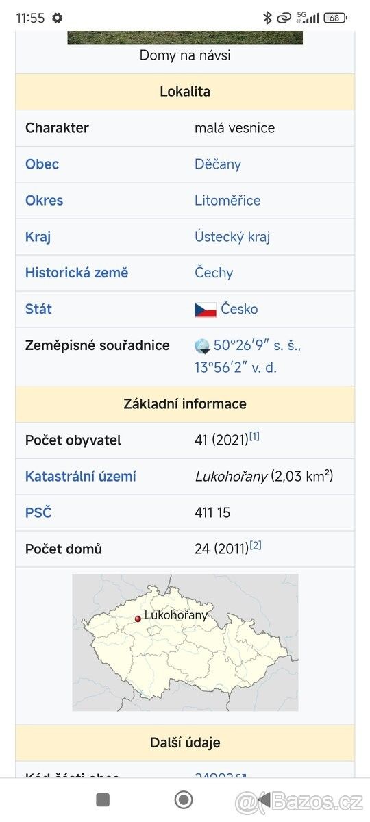 Prodej pozemek pro bydlení - Třebívlice, 411 15