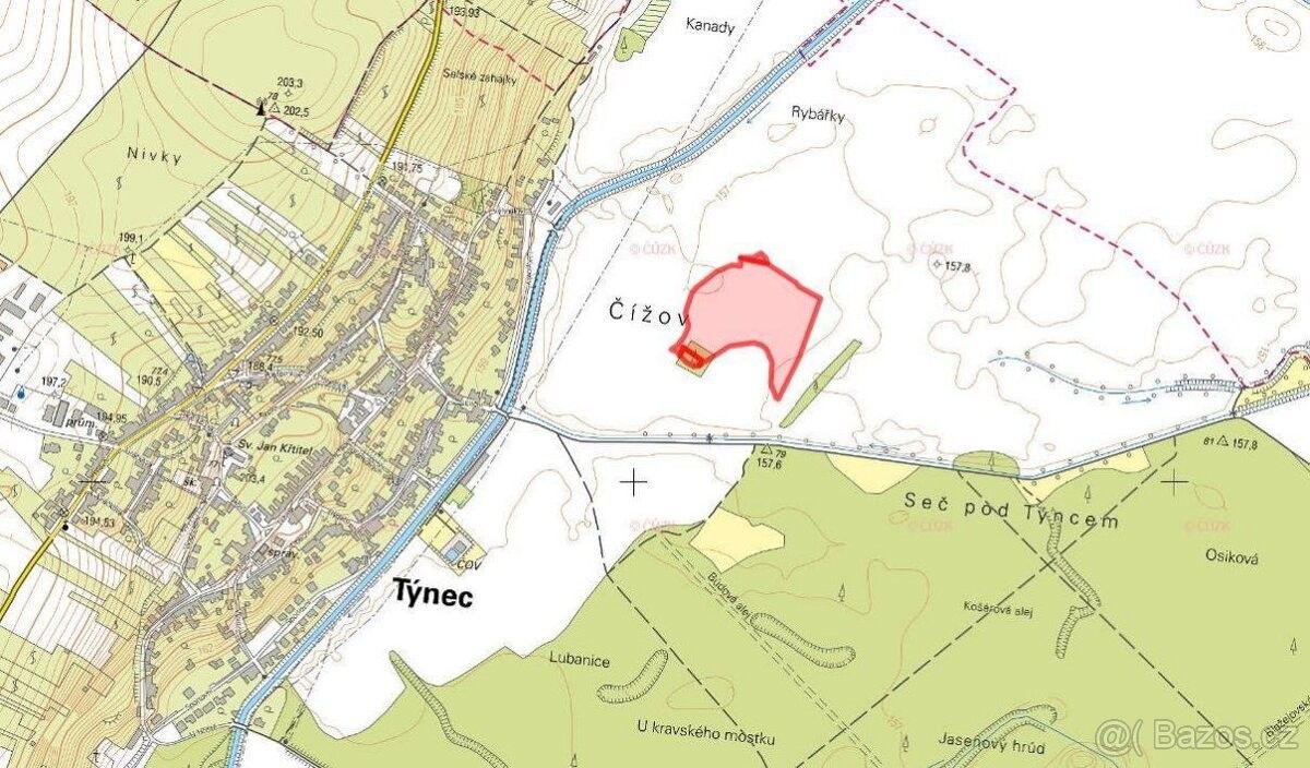 Prodej pozemek pro bydlení - Týnec u Břeclavě, 691 54