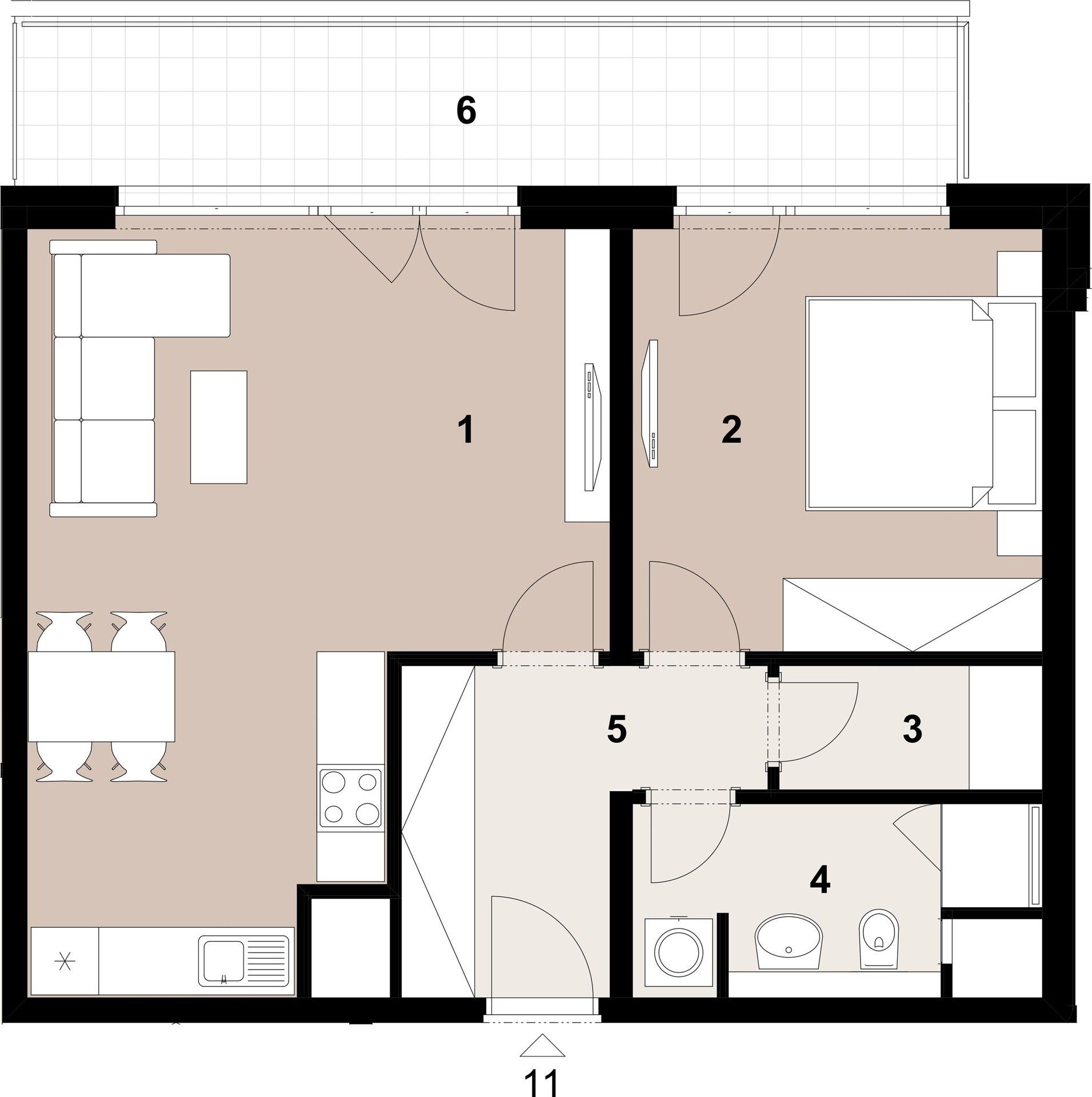 Prodej byt 2+kk - Penízovková, Praha, 57 m²
