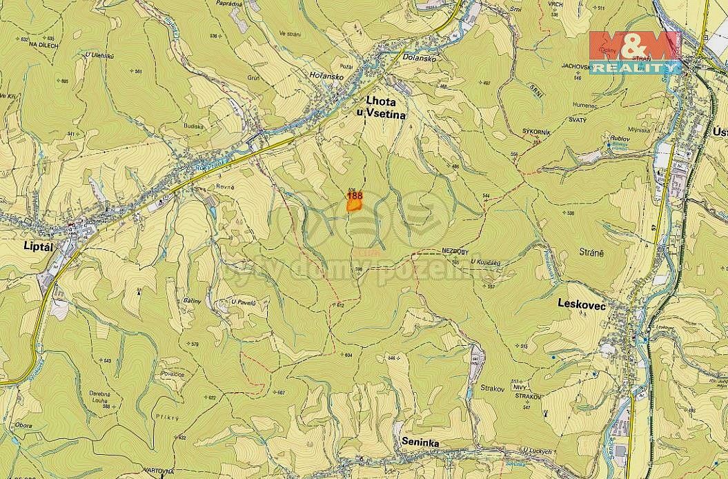 Prodej les - Lhota u Vsetína, okres Vsetín, Zlínský kraj - 2