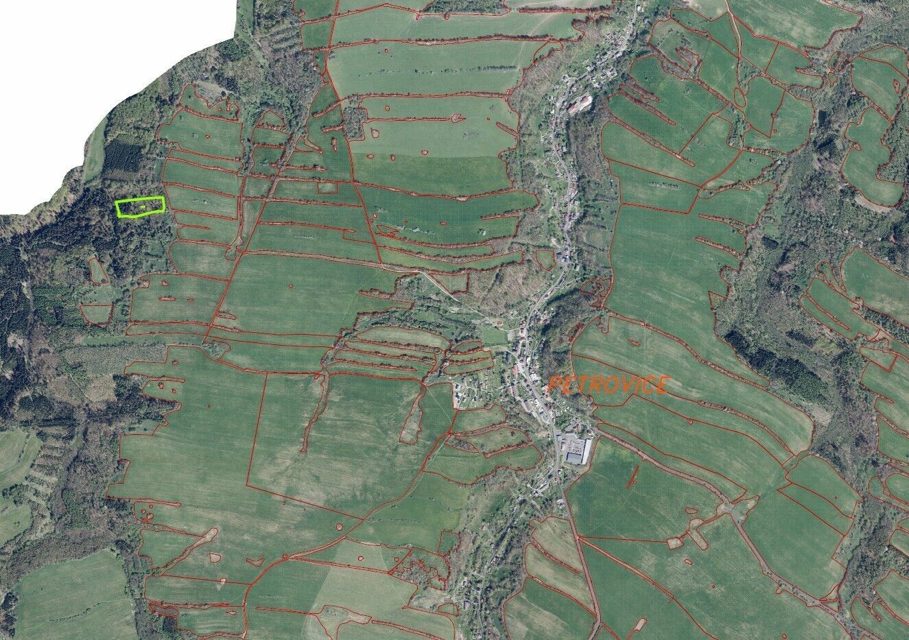Prodej zemědělský pozemek - Petrovice, 14 m²
