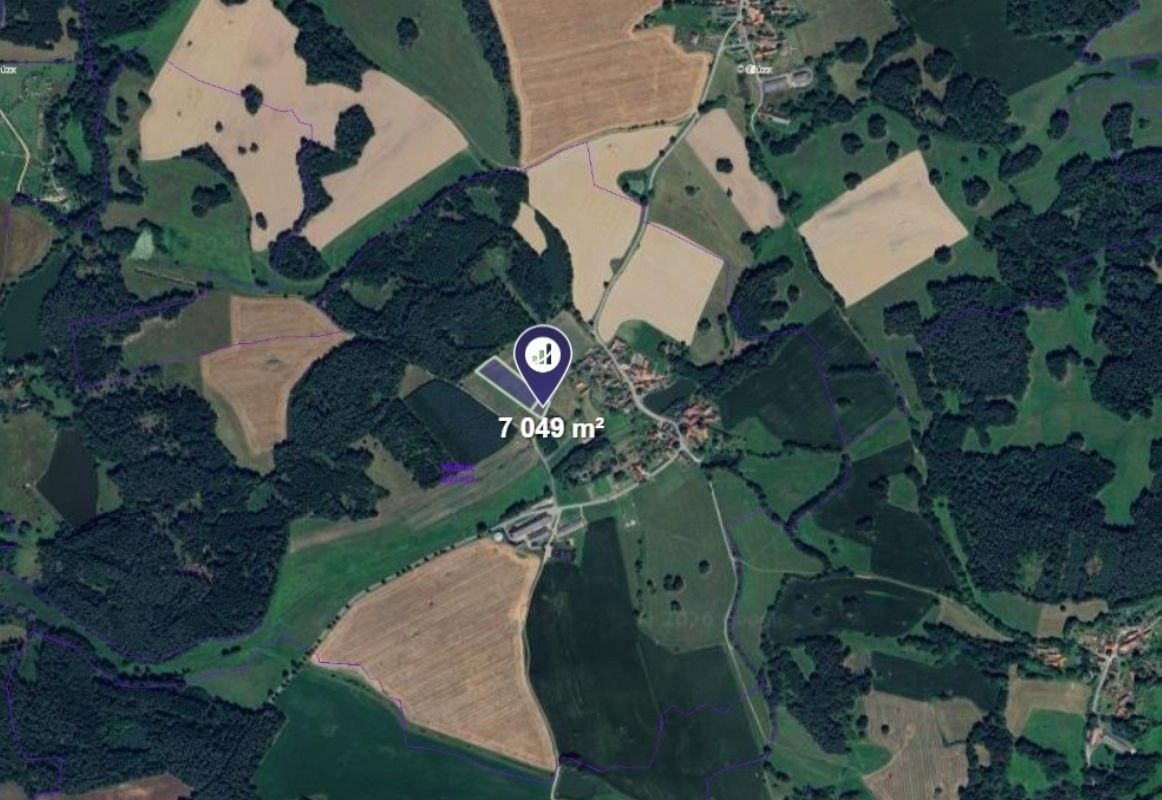 Prodej zemědělský pozemek - Hrazany, 1 762 m²