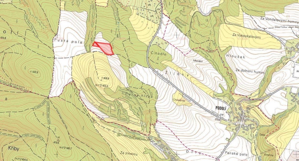Prodej zemědělský pozemek - Podolí, Letovice