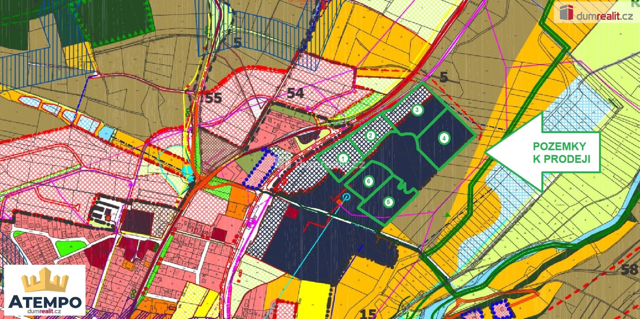 Prodej komerční pozemek - Tírenská, Bavorov, 7 331 m²