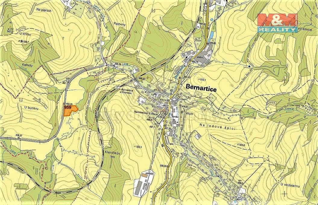 Prodej louka - Bernartice, okres Trutnov, Královéhradecký kraj - 2