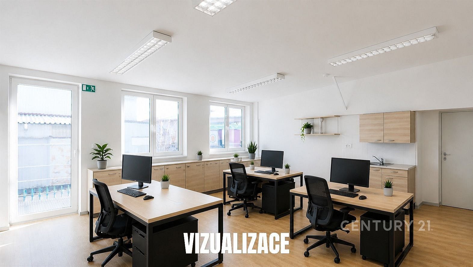 Kanceláře, Praha - Dolní Měcholupy, okres Praha 15, Hlavní město Praha, 35 m² - 1