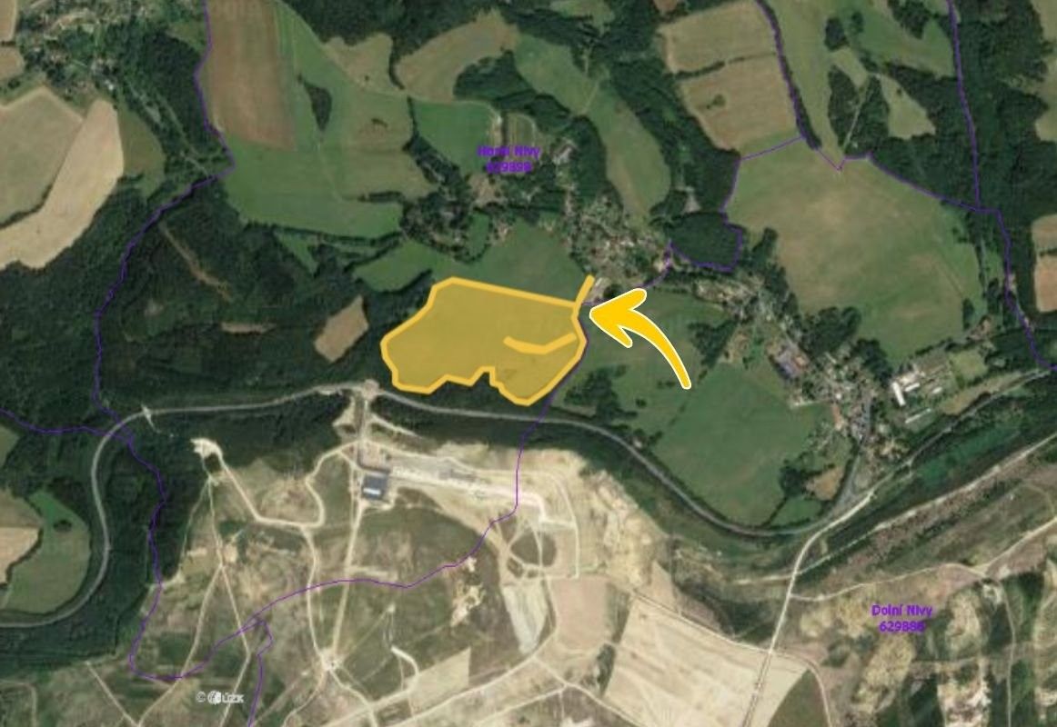 Prodej louka - Dolní Nivy, 156 390 m²