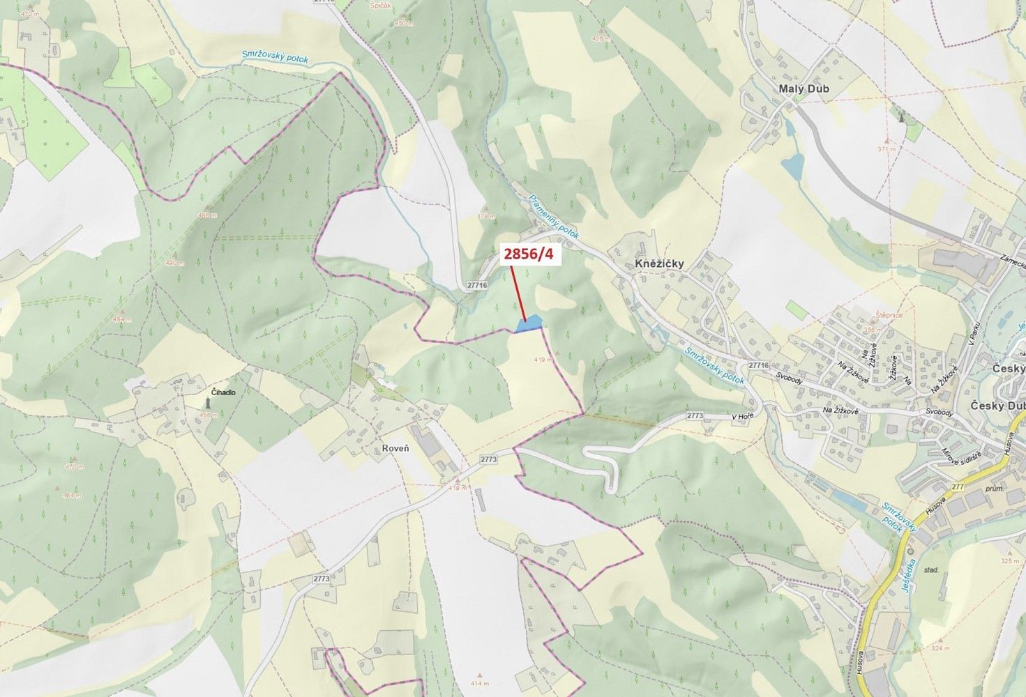 Les, 2 709 m²