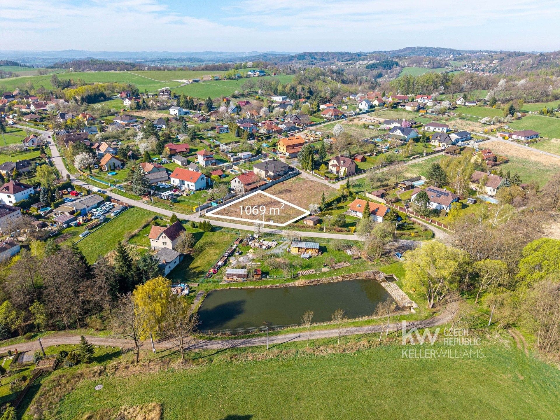 Pozemek pro bydlení · 1 069 m² · Kovářovická  , Pyšely - 3