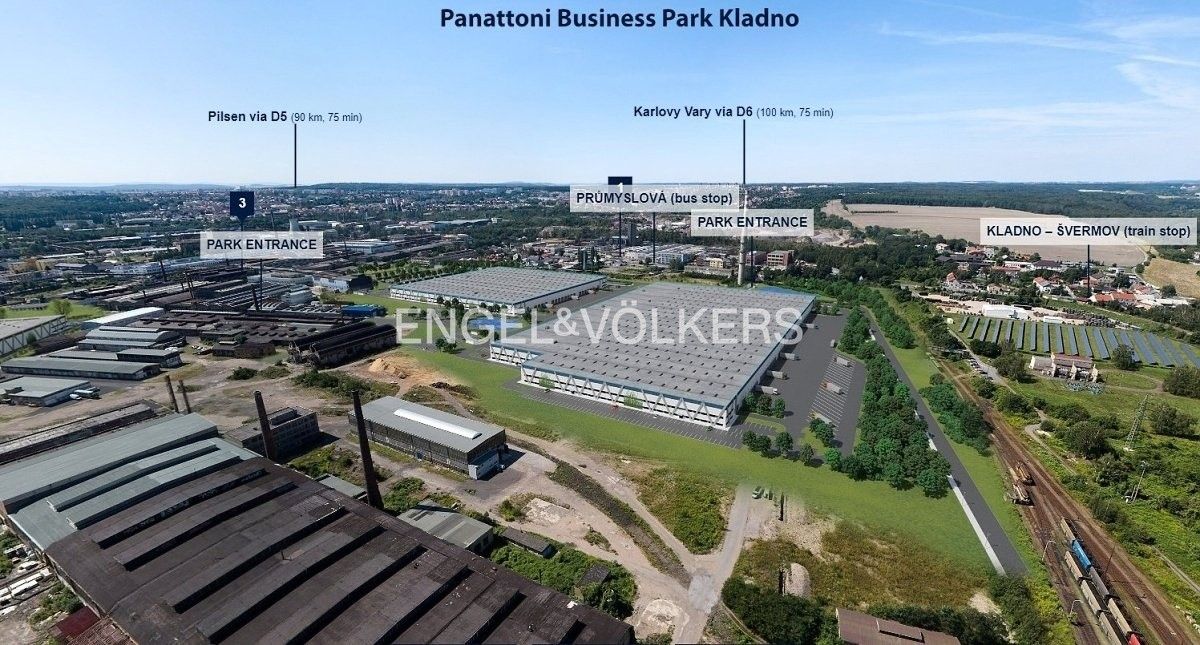 Sklady, Průmyslová, Kladno, 88 m²