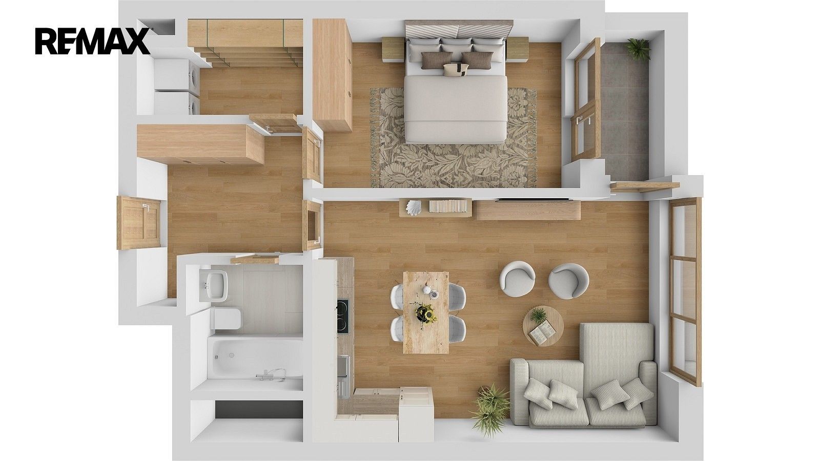 2+kk, Praha - Kamýk, okres Praha 12, Hlavní město Praha, 58 m² - 2