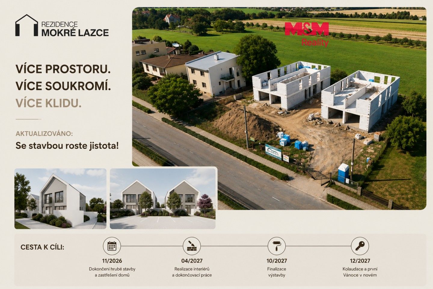 Byty, Generála Vlachého, Mokré Lazce, 117 m²