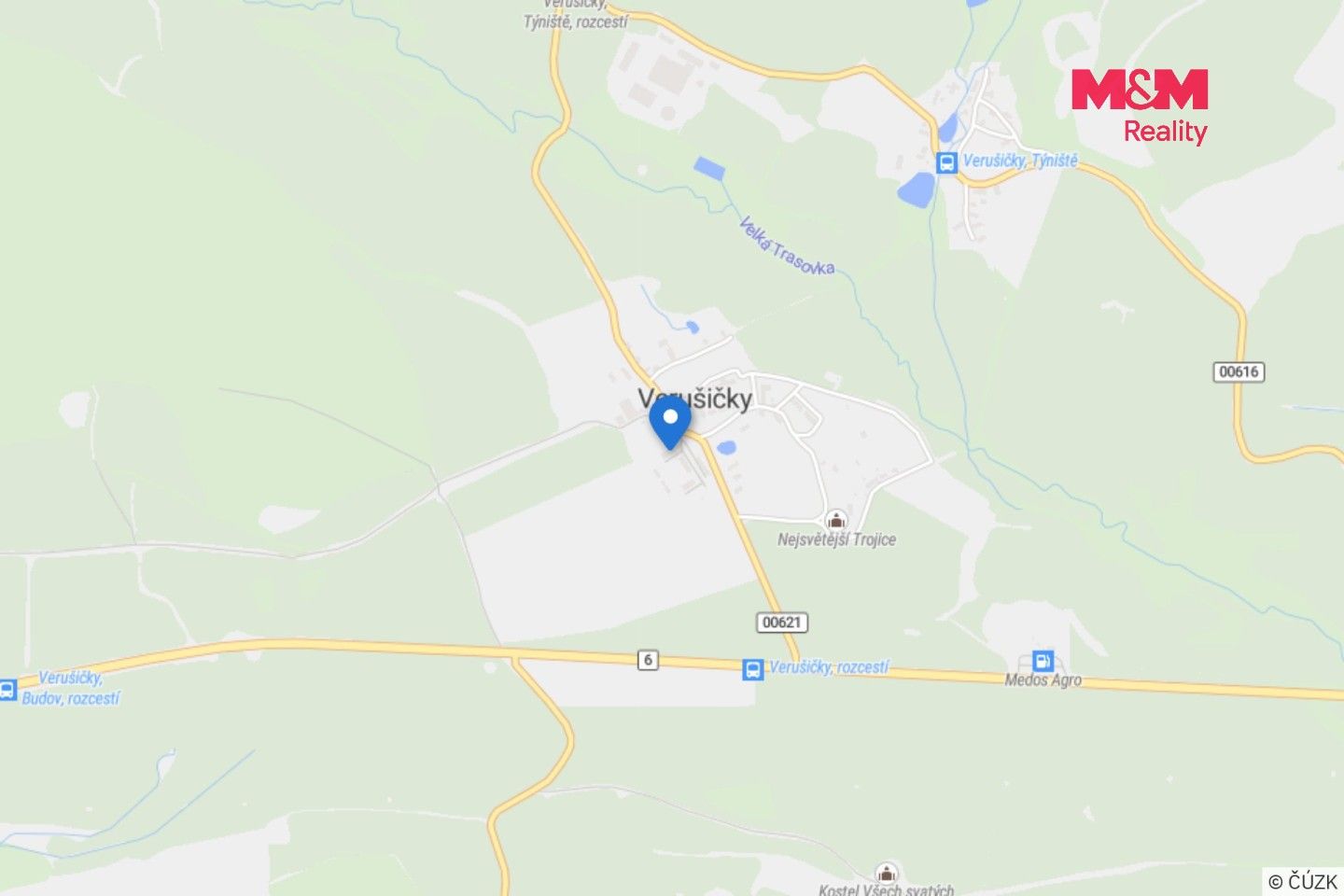 Pronájem byt 2+1 - Verušičky, 60 m² - 5