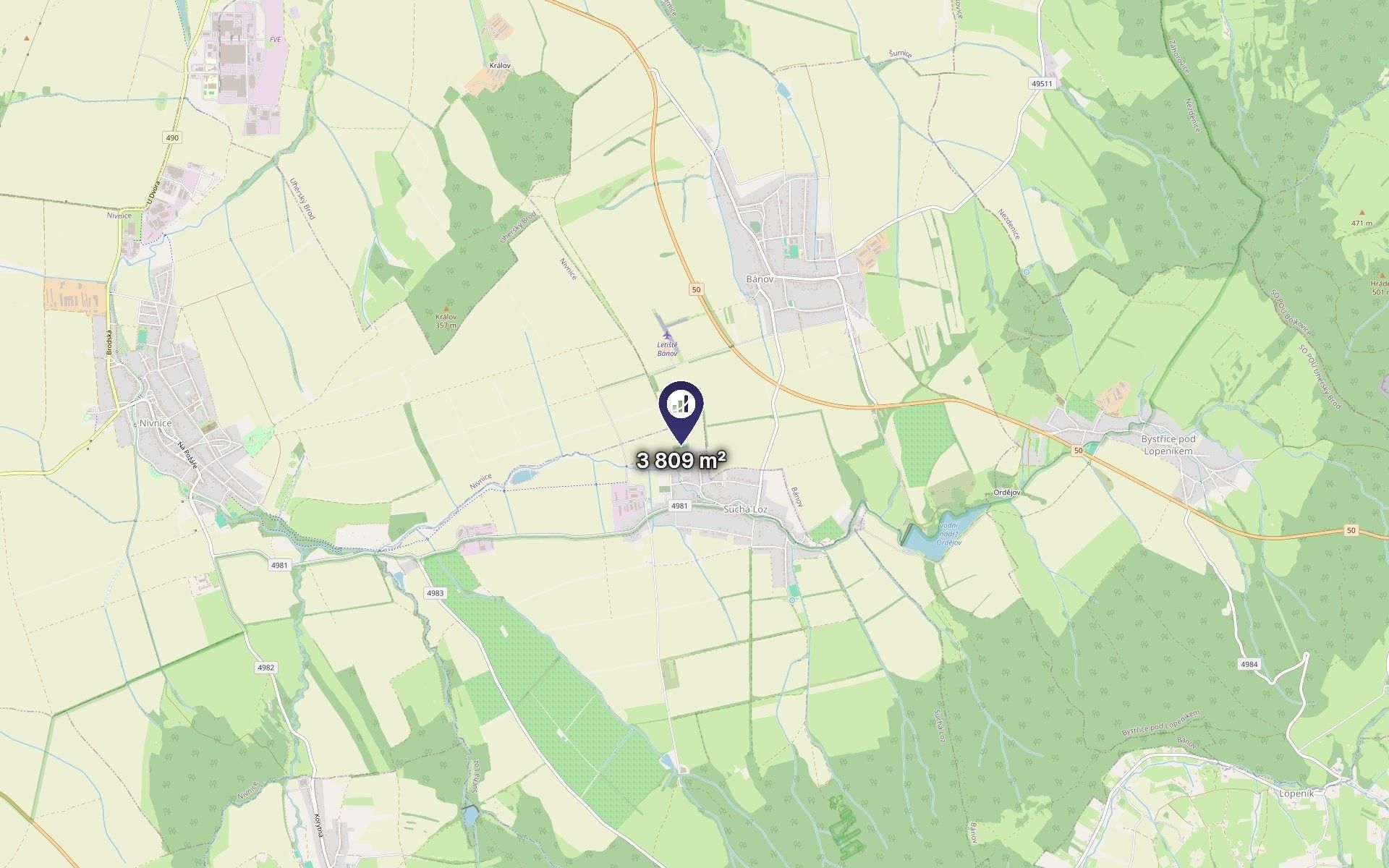 Zemědělský pozemek · 3 809 m² · Suchá Loz - 3