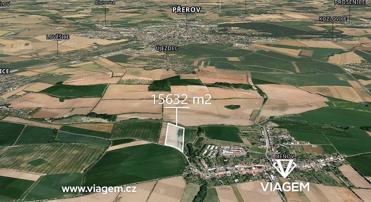 Zemědělské pozemky, Beňov, okres Přerov, Olomoucký kraj