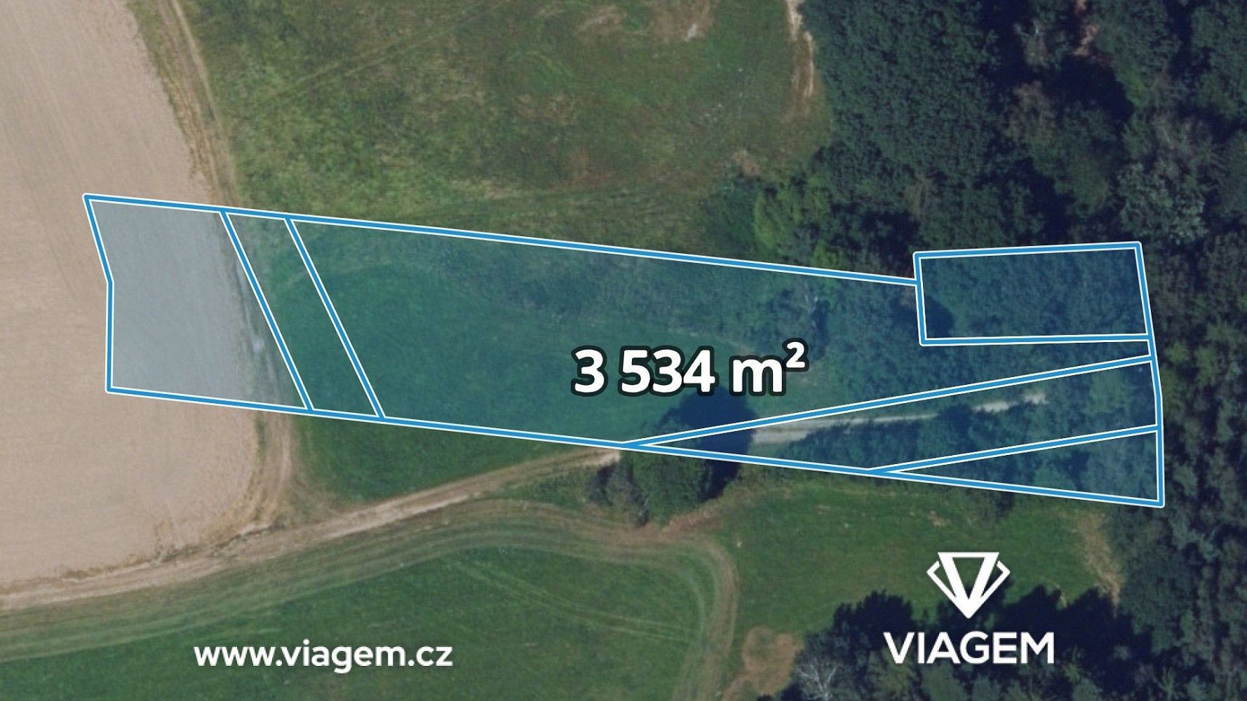 Zemědělský pozemek, 3 534 m²