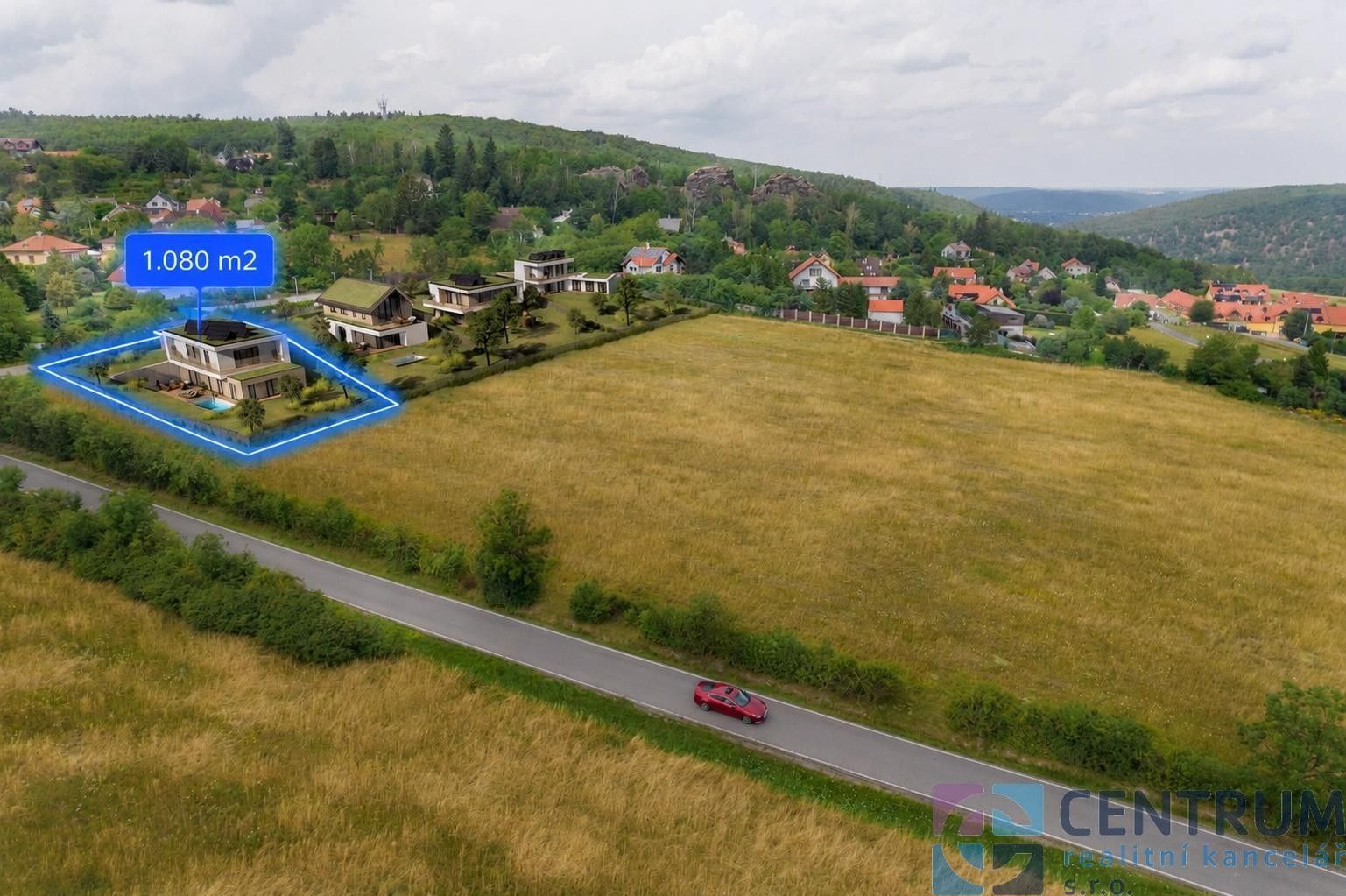 Pozemek pro bydlení, 1 080 m²