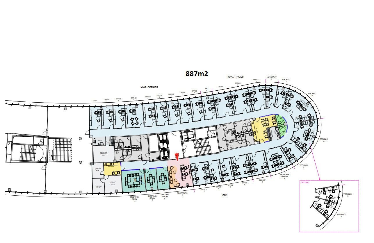 Kancelář · 859 m² · Pikrtova, Praha - 3