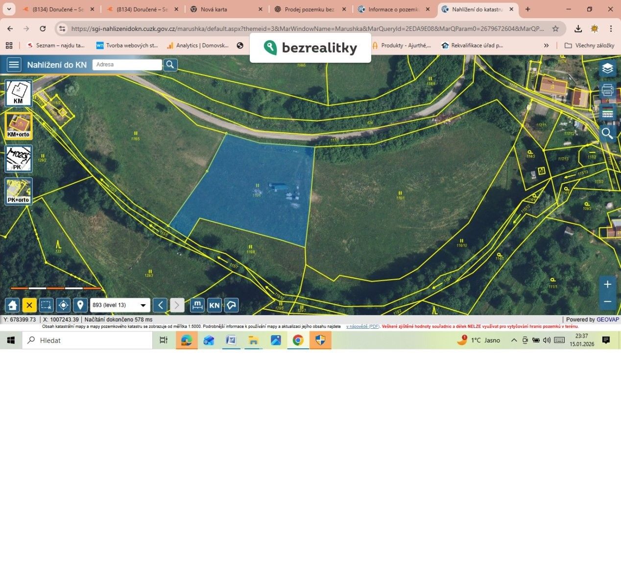 Ostatní, Střeleč, Mladějov