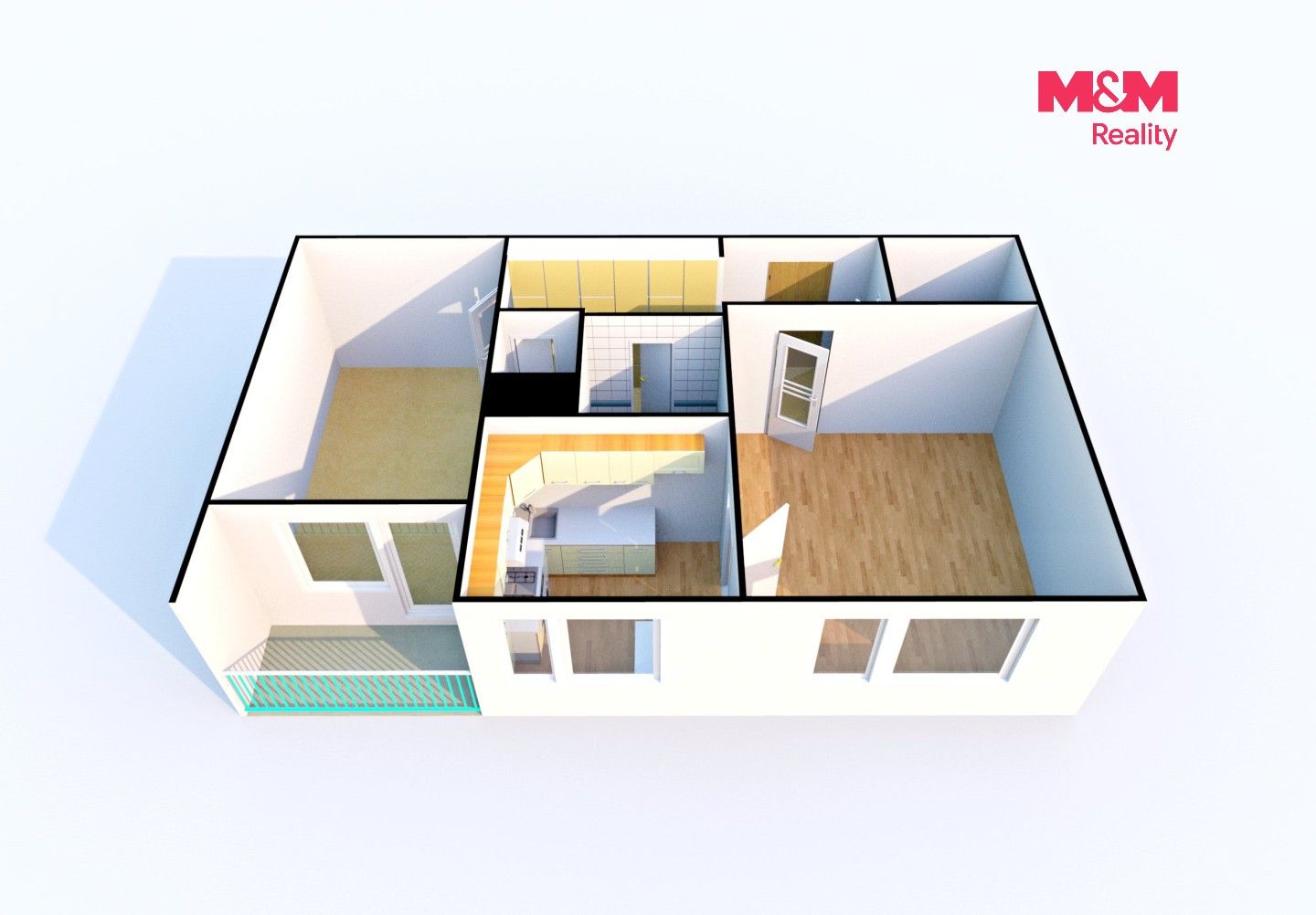 2+1, Pražská, Česká Lípa, 52 m² - 2