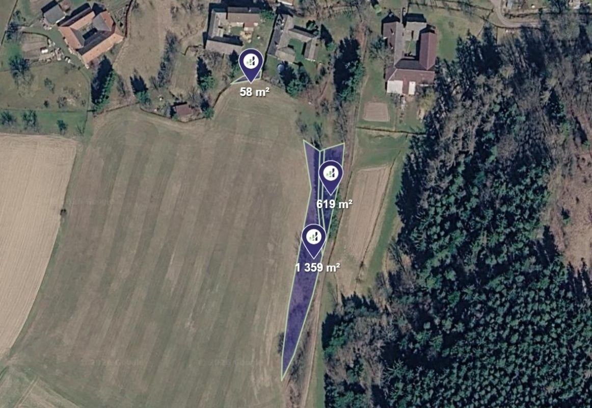 Prodej louka - Radiměř, 5 064 m² - 2