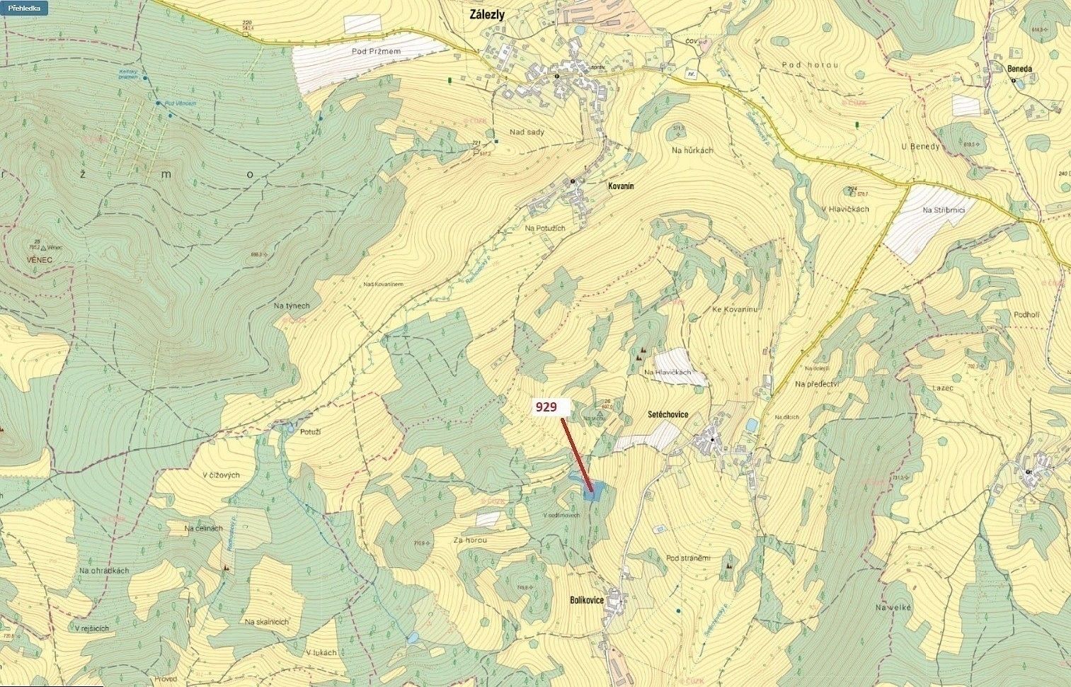 Lesy, Zálezly, okres Prachatice, Jihočeský kraj - 1