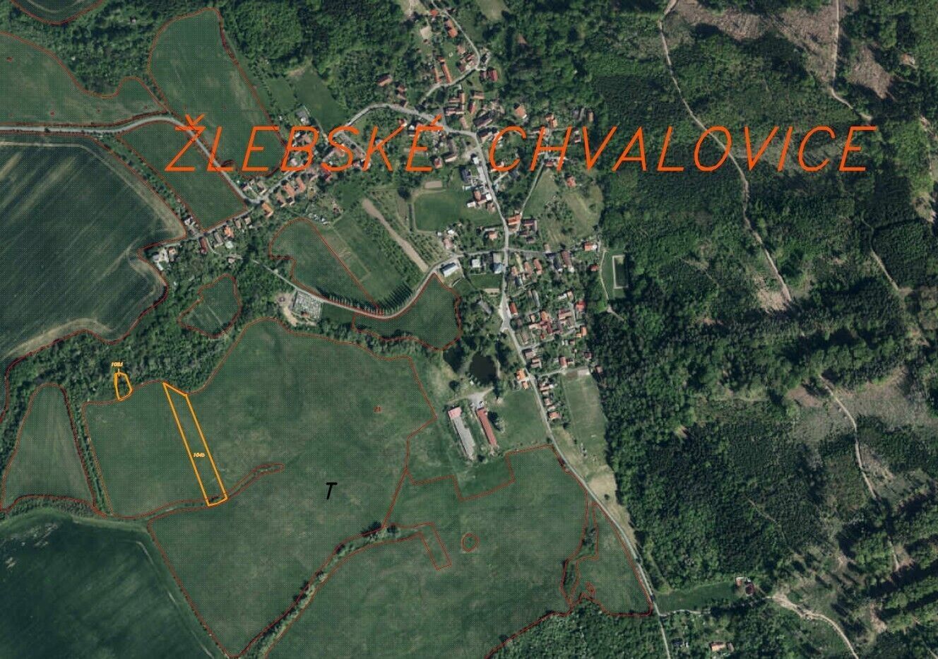 Prodej zemědělský pozemek - Žlebské Chvalovice, 6 524 m² - 2