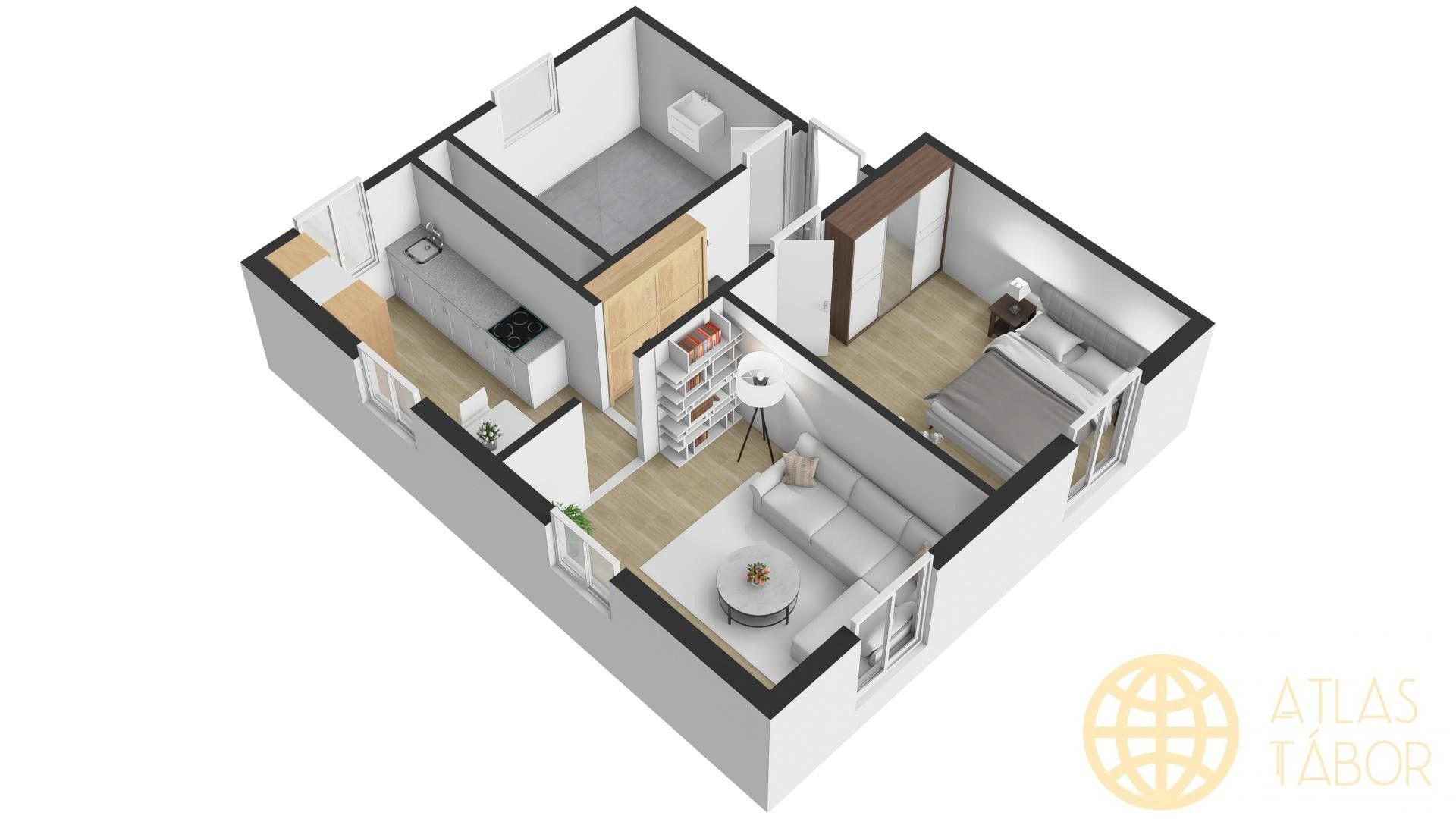 Byt 2+1 · 54 m² · Skalecká, Mníšek pod Brdy - 3