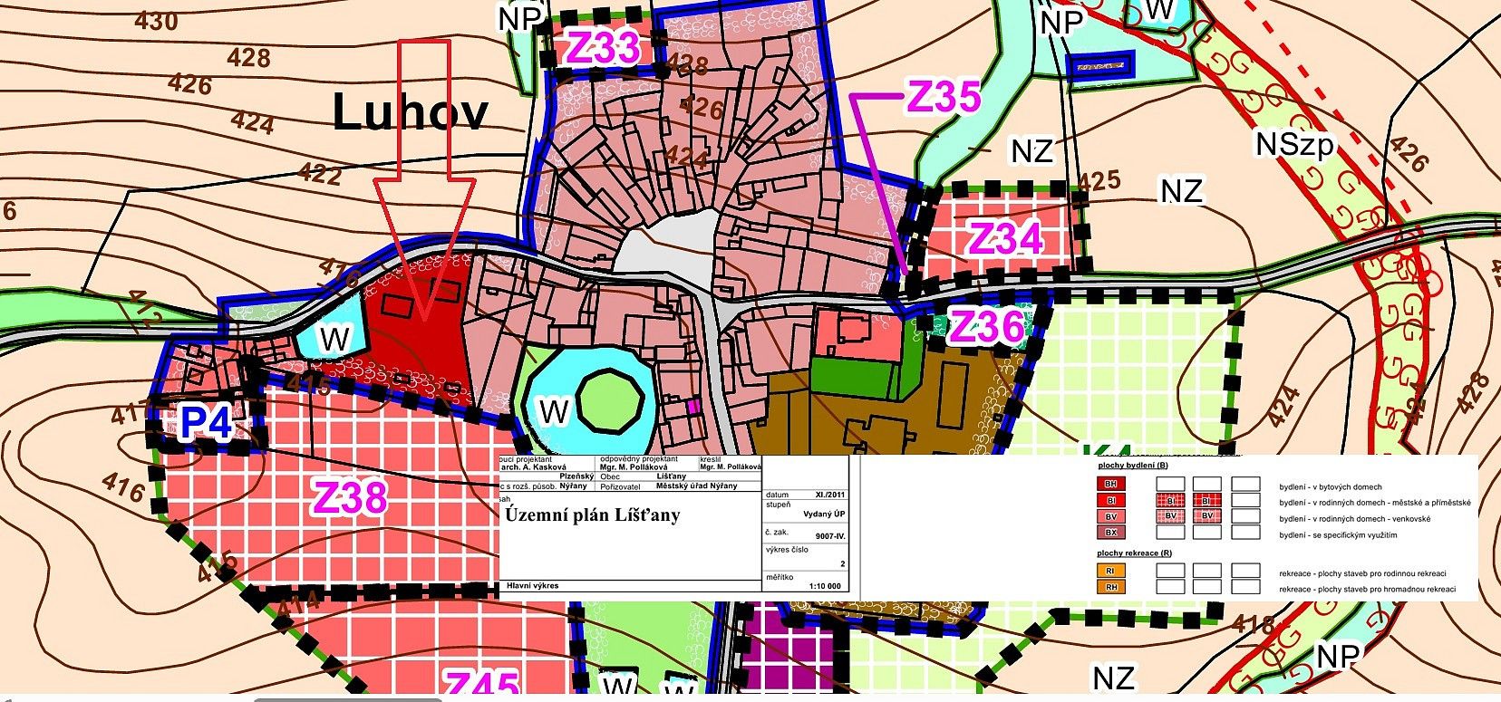 Pozemek pro bydlení · Líšťany - Luhov, okres Plzeň-sever - 3