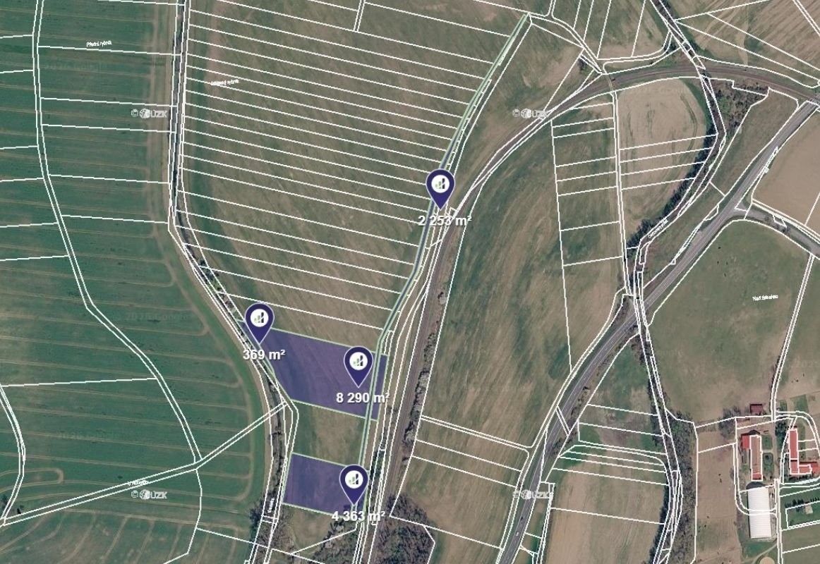 Zemědělské pozemky, Zdounky, 2 187 m² - 2