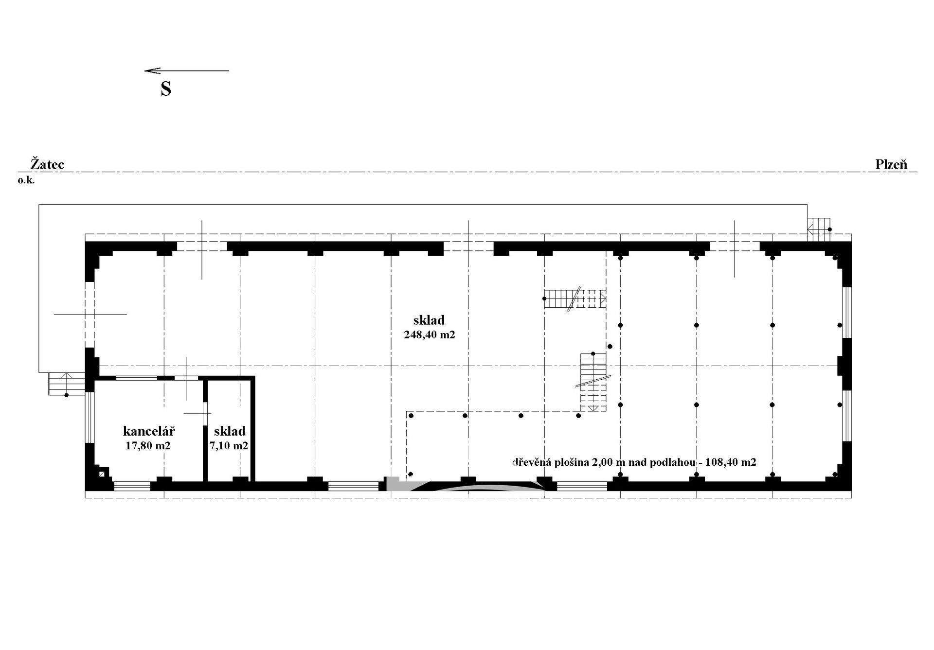 Pronájem sklad - Plzeň, 301 m²