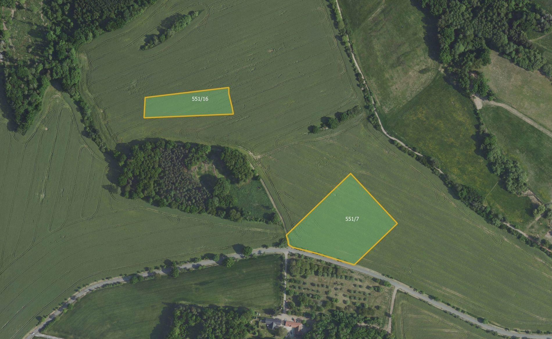 Zemědělské pozemky, Sulice