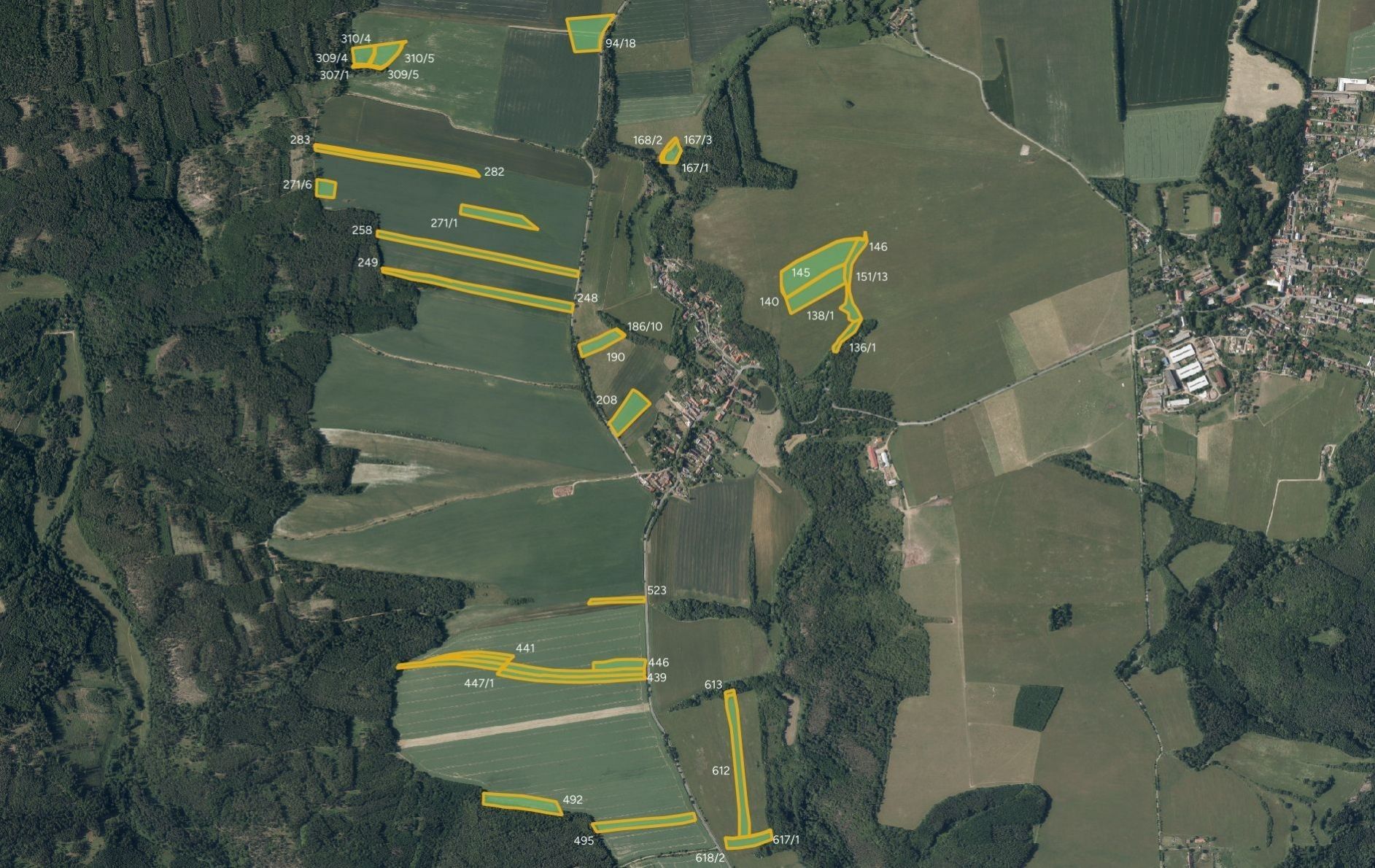 Zemědělské pozemky, Slabce Modřejovice - 2