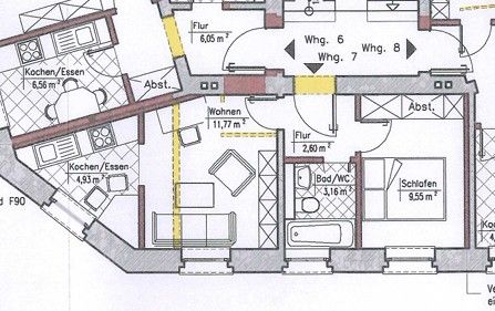 2+1, Pfeiffersgasse 9 Erfurt Altstadt Thüringen 99084, 32 m² - 2