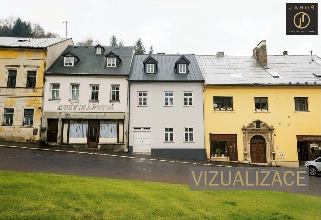 Ubytovací zařízení, náměstí Republiky, Jáchymov, 220 m²