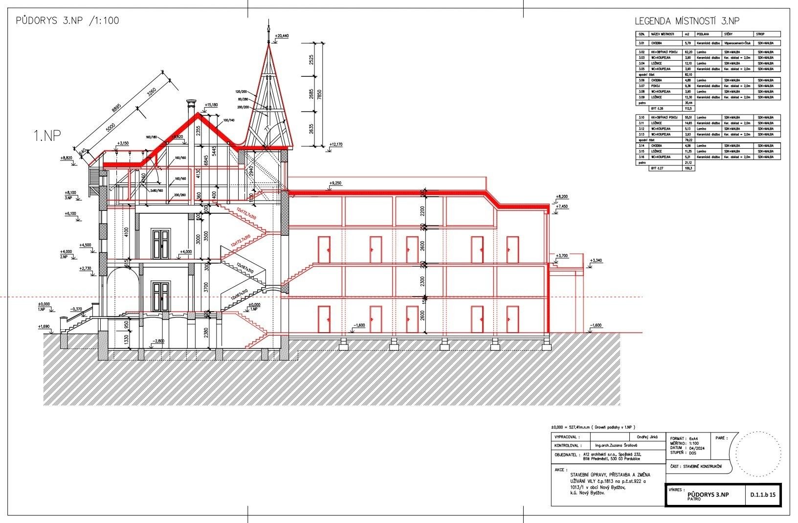 Prodej komerční - Třída B. Smetany, Nový Bydžov, 500 m²