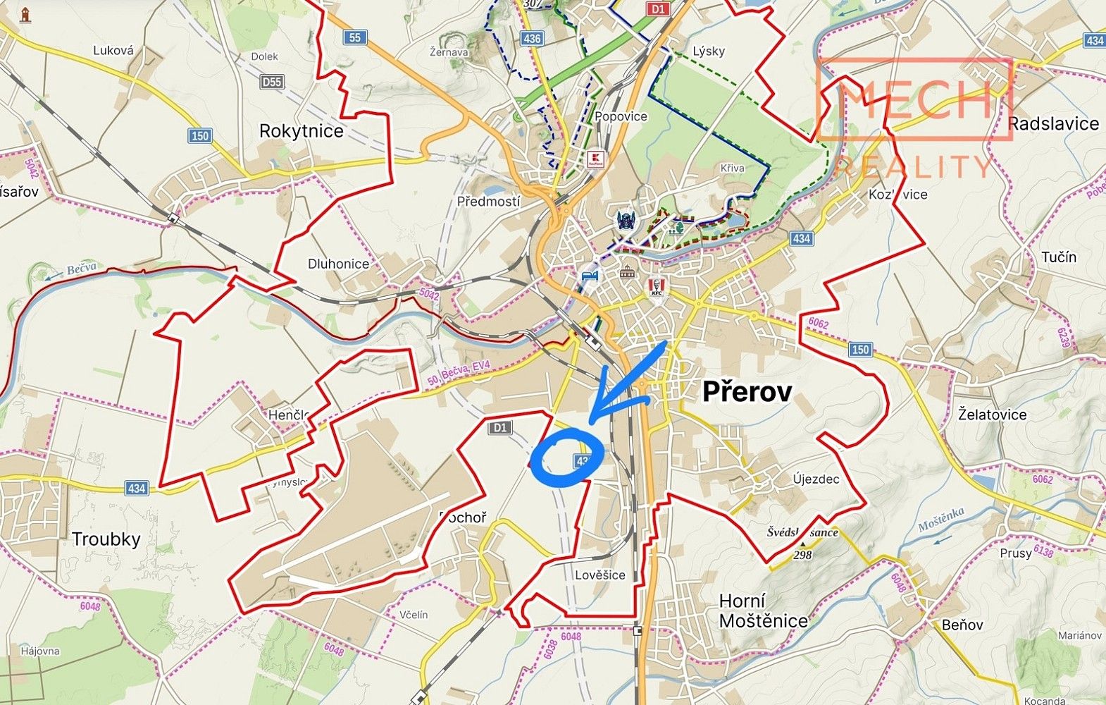 Komerční pozemek · Přerov, Olomoucký kraj - 3