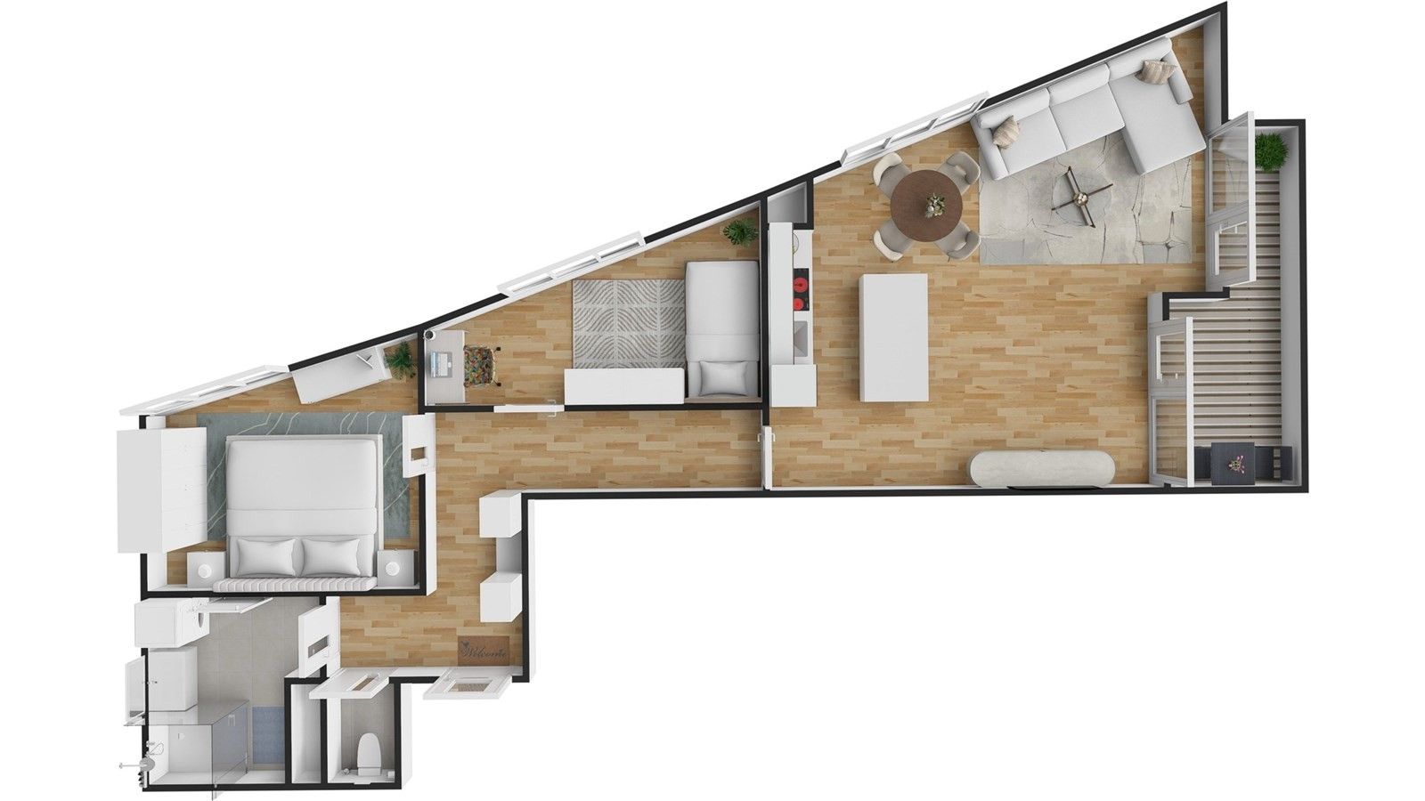 Byt 3+kk · 72 m² · Hybešova, Brno Staré Brno - 3