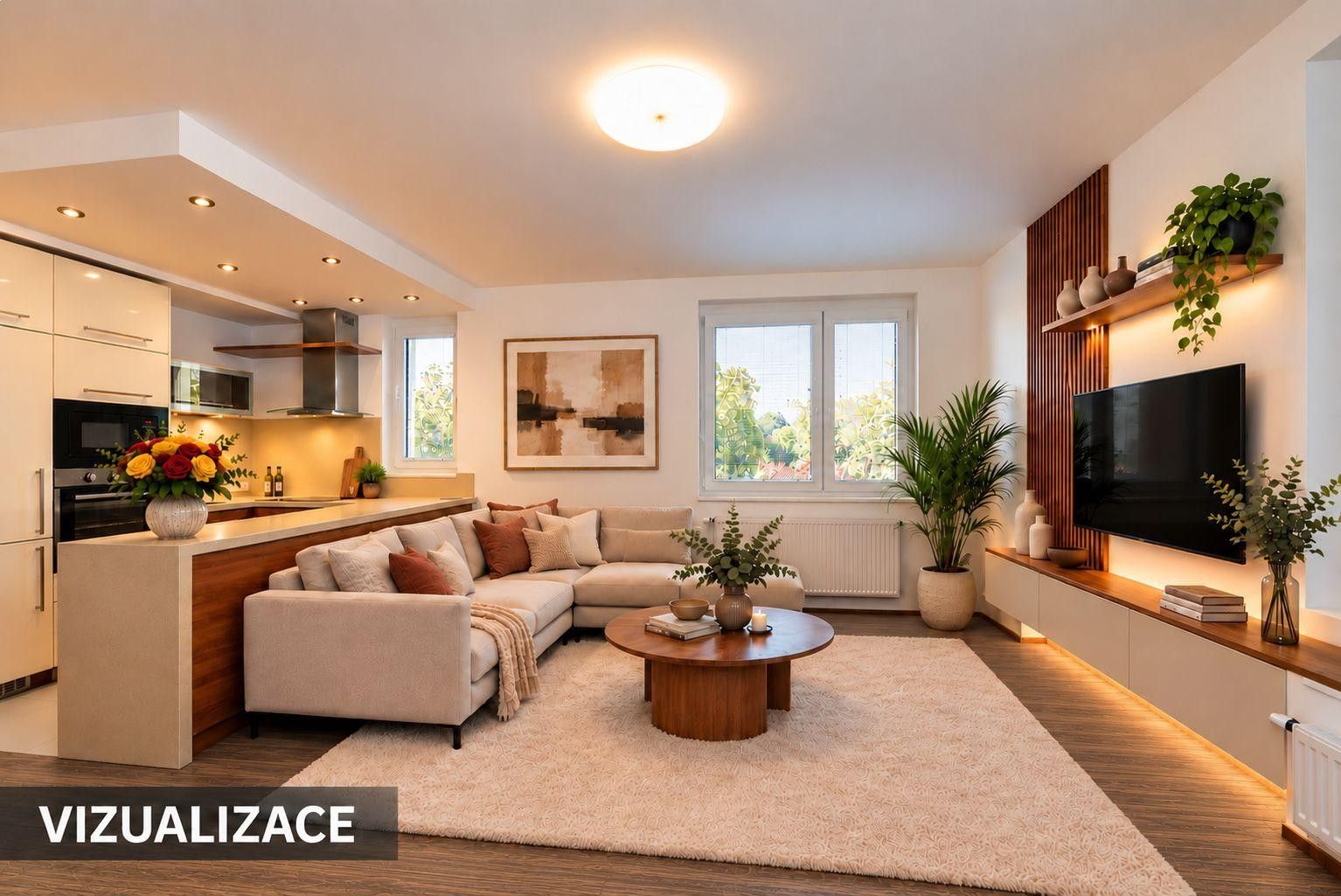 2+kk, Makedonská, Praha, 56 m² - 2