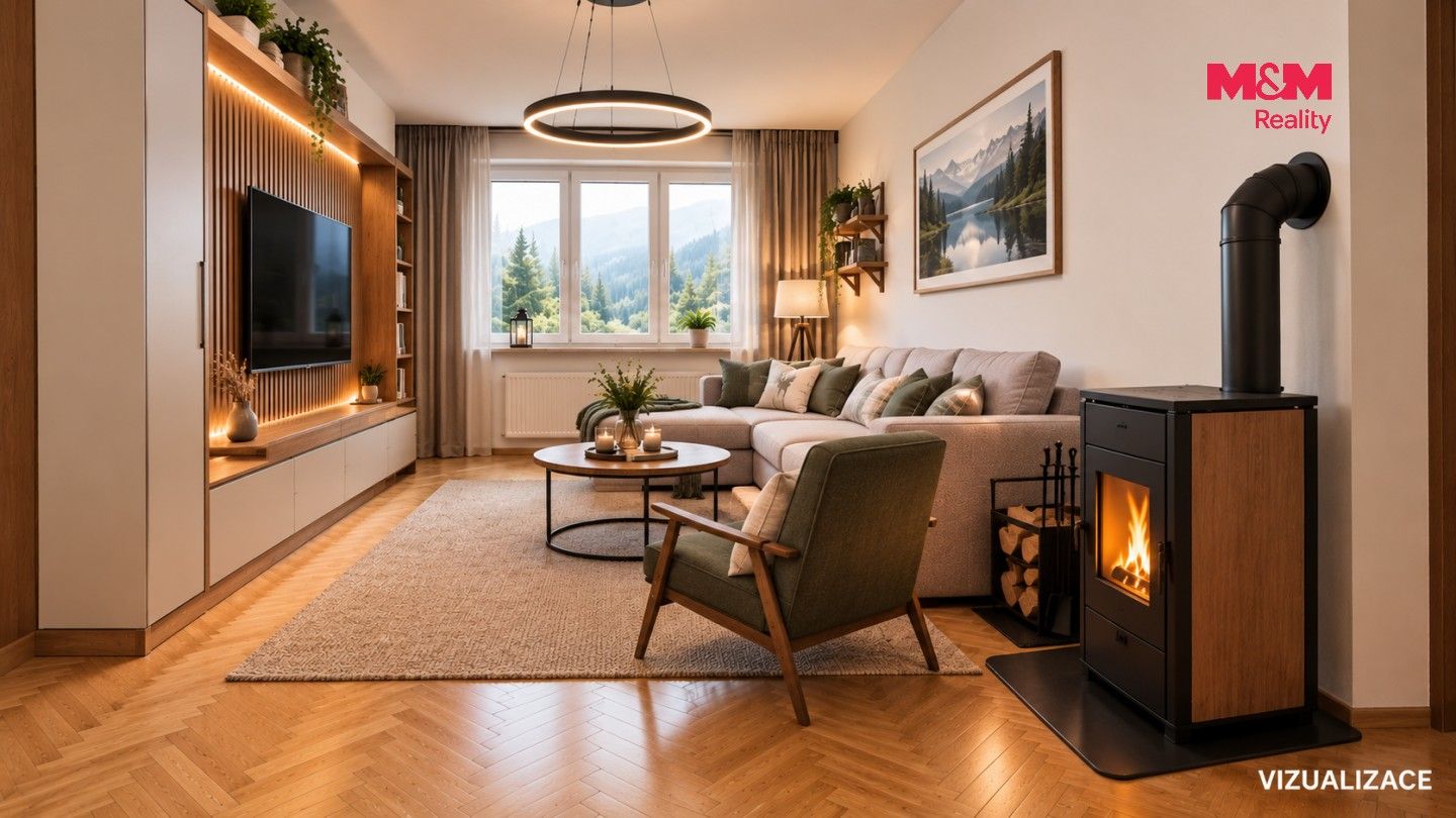 Prodej byt 2+1 - Nové Chalupy, Nová Pec, 52 m² - 2
