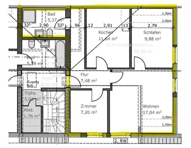 3+1, Wolferborner Straße 4, , Hessen, 60 m² - 1