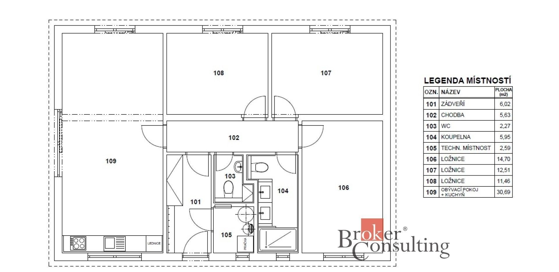 Prodej rodinný dům - Spálené Poříčí Číčov, 92 m² - 5
