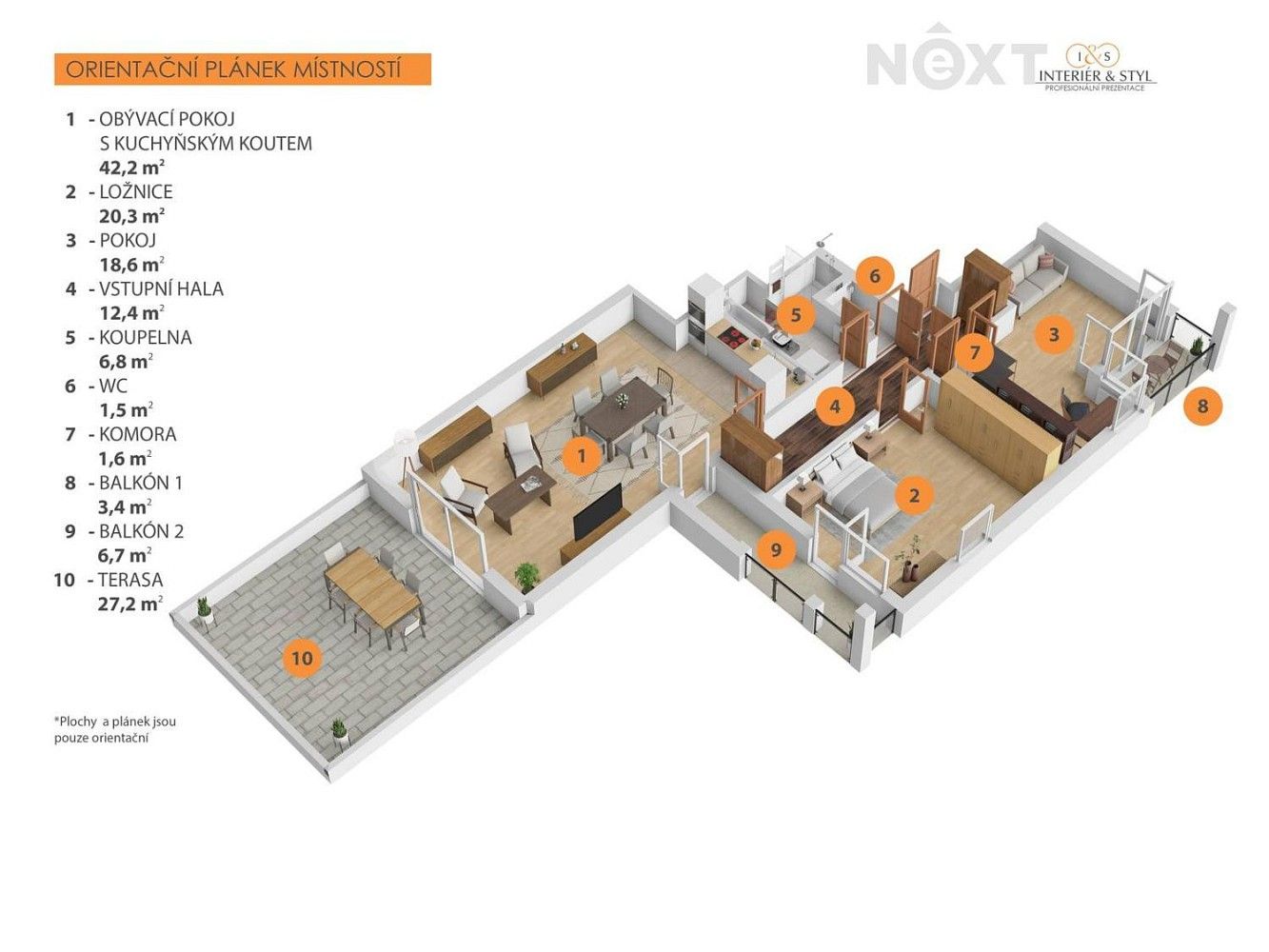 3+kk, Praha - Krč, okres Praha 4, Hlavní město Praha, 140 m² - 2