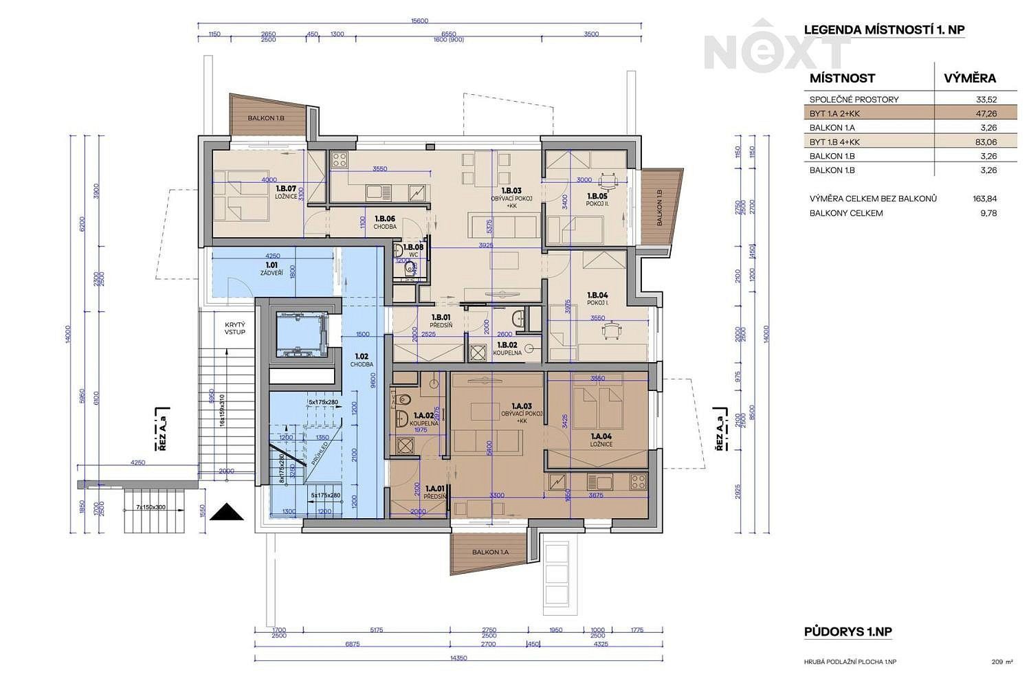 Byt 4+kk · 90 m² · Fryšták, okres Zlín, Zlínský kraj - 4