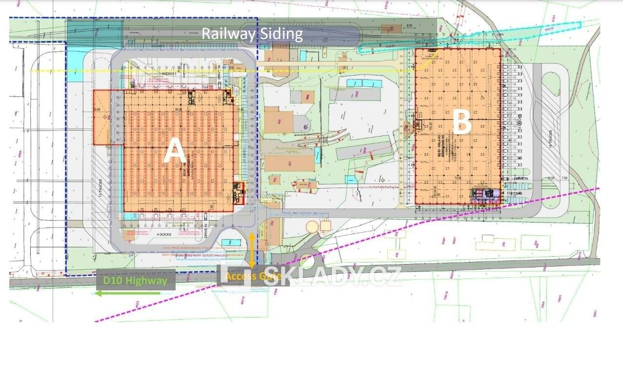 Sklady, Příšovice, 2 600 m² - 2