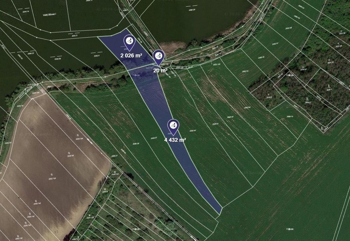 Zemědělské pozemky, Čejkovice, 6 478 m²