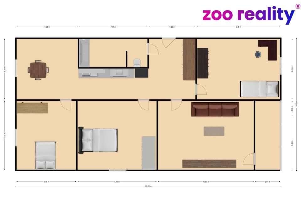 4+1, Jirkovská 5009, Chomutov, 78 m² - 2