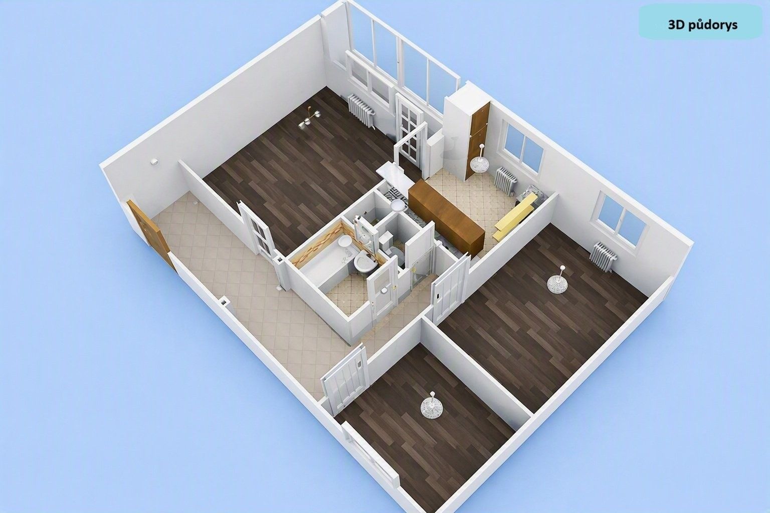 3+1, Pod Zvonek, Český Těšín, 66 m² - 2