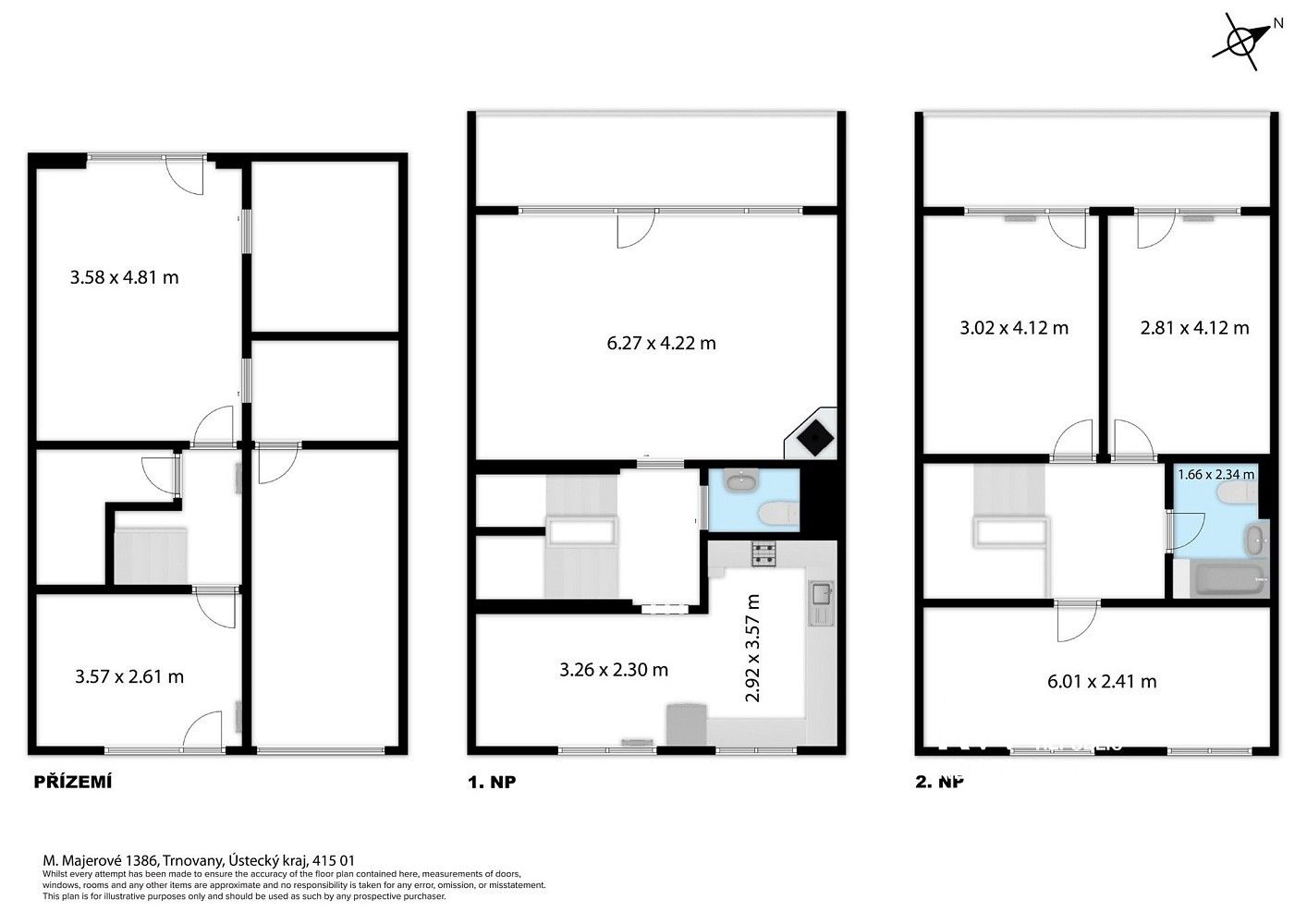 Prodej rodinný dům - Marie Majerové, Teplice - Trnovany, 252 m² - 5